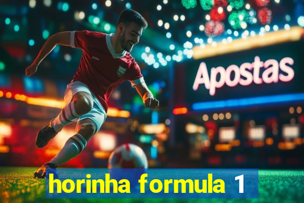 horinha formula 1